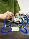 Octopus Welding Clamp with 5X Magnifier&Base 1/4In Thread Welding Auxiliary Tool