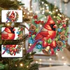 >SALE<Christmas Acrylic Single-Side Diamond Painting Hanging Pendant Decor (Cardinal)