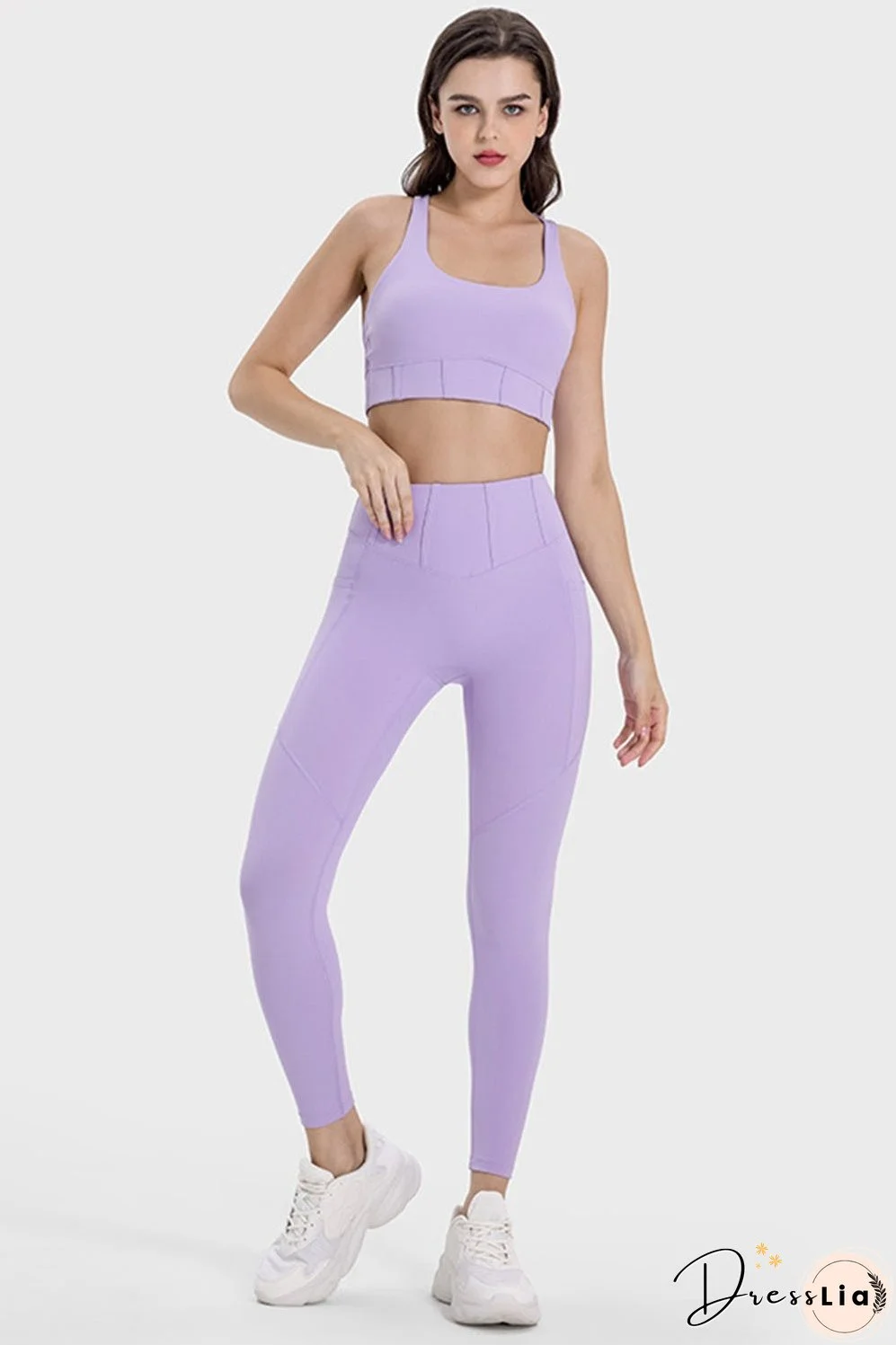 Millennia Square Neck Wide Strap Active Tank