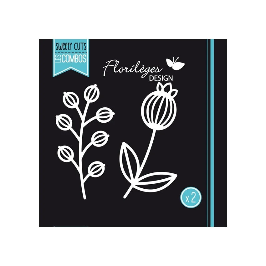 Piggy Craft metal cutting dies cut die mold Christmas series flower leaves Scrapbook paper craft knife mould blade punch stencil