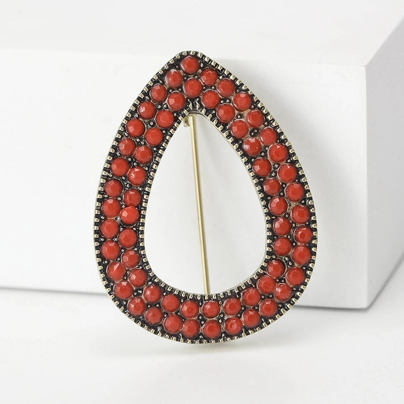 Basic Pin Water Droplets Alloy Women’s Brooches