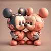 (Multi-Style) Disney Mickey Minnie-Full Round Diamond Painting 30*30cm