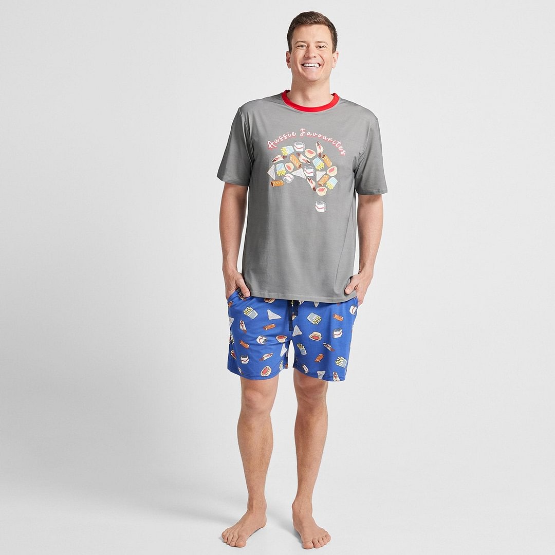 Aussie Favourites Mens Summer Pj Set