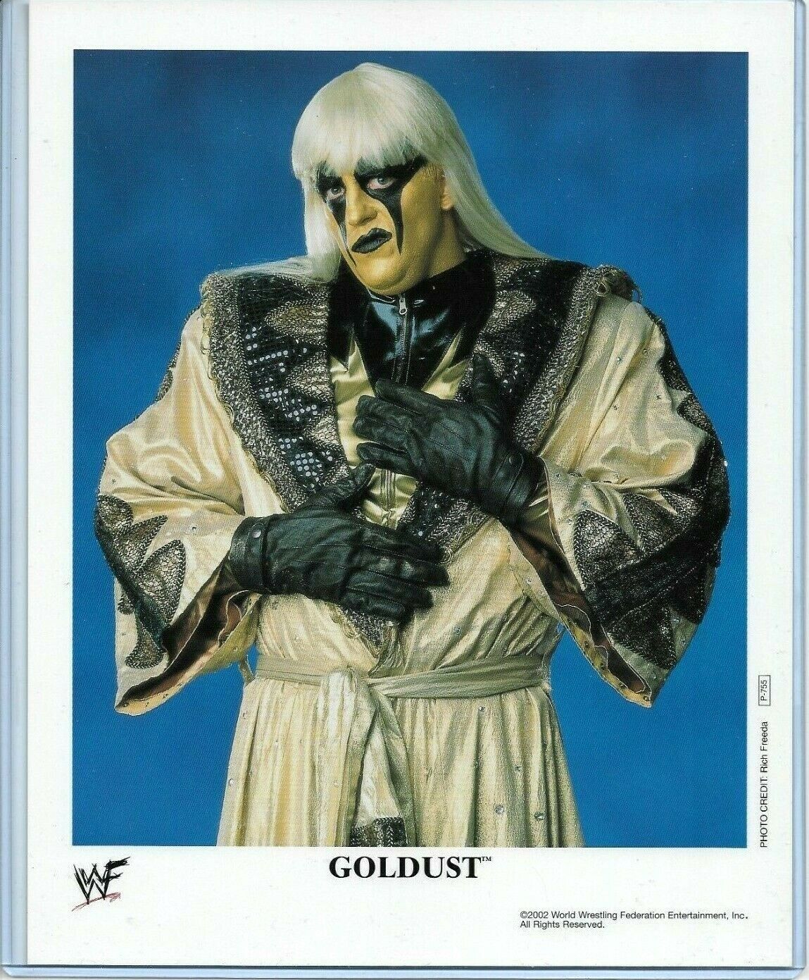 WWE GOLDUST P-755 OFFICIAL LICENSED AUTHENTIC ORIGINAL 8X10 PROMO Photo Poster painting RARE