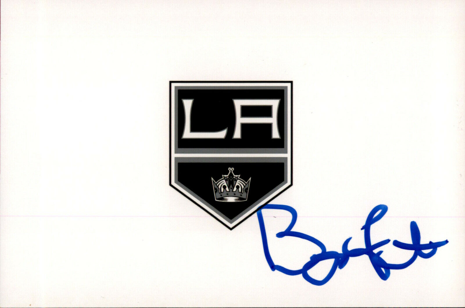 Tobias Bjornfot SIGNED 4x6 Photo Poster painting TEAM SWEDEN / LOS ANGELES KINGS #4