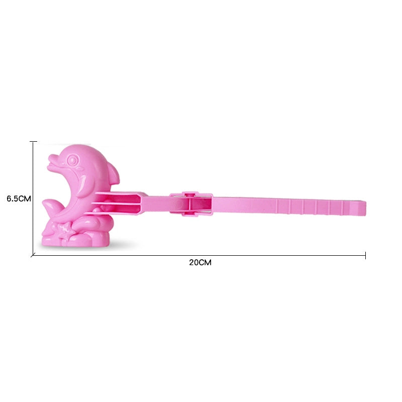 Children’s Winter Outdoor Toy Snow Clip Snowball Fight Artifact Snowflake Love Snowball Clip Play Snow Toy Sand Mold