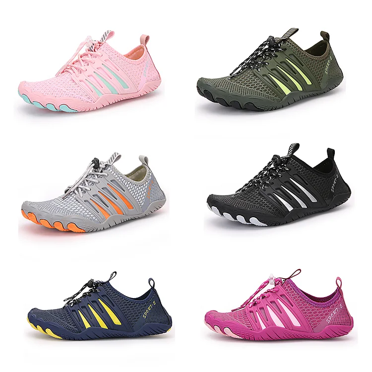 Men Women Water Shoes Barefoot Nonslip Quick Dry Upstream Aqua Shoes for Surf