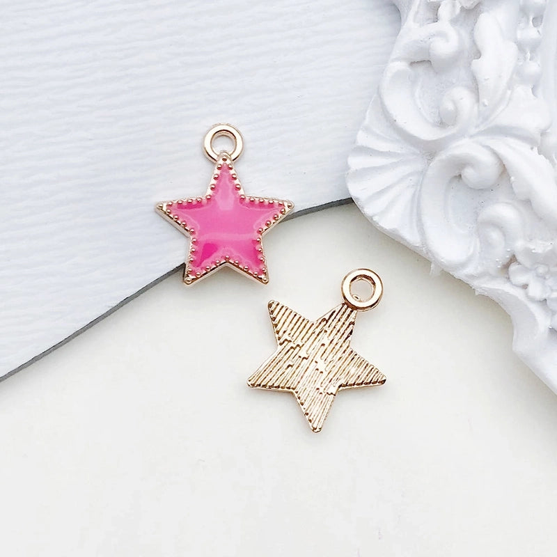 1 Piece 17 * 21mm Zinc Alloy Heart Shape Flower Pendant Jewelry Accessories