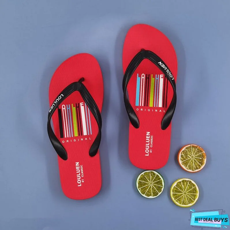 Men's Summer Outdoor Flip-flops Couple Beach Flip Flops
