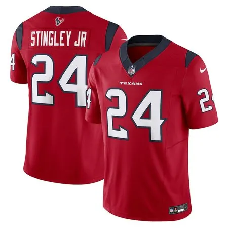 Men's  Derek Stingley Jr. Red Houston Texans #24 Vapor F.U.S.E. Limited Jersey F4B7