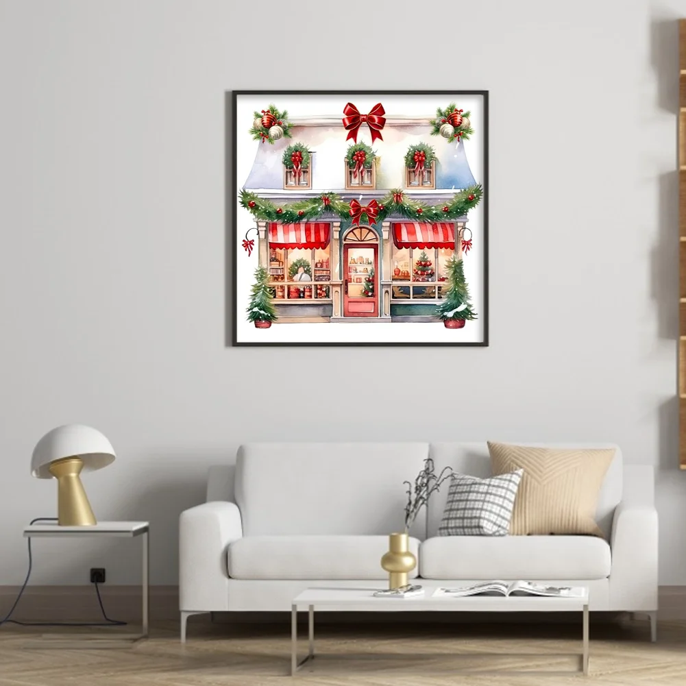 DIY Stamped Cross Stitch 11CT Full Embroidery 50*50cm - Christmas Shop