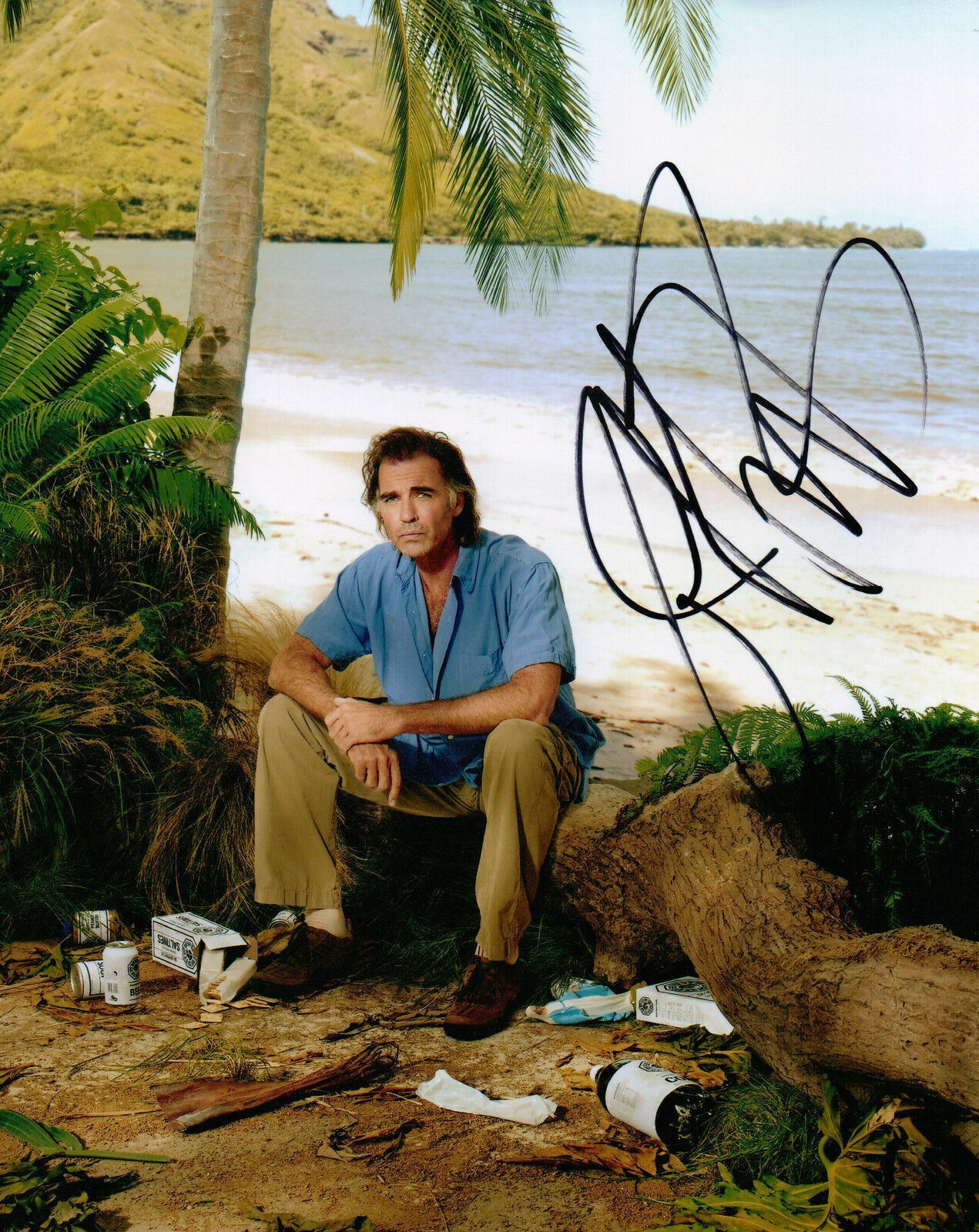 Jeff Fahey Autograph LOST Signed 10x8 Photo Poster painting (5613)