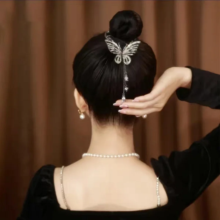 Chic Diamond Butterfly Hair Clip KERENTILA
