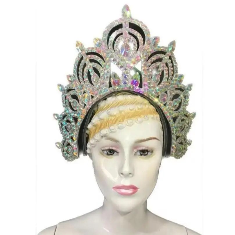 VCshoes Latin Dance Samba Accessories Exquisite Headdress Feathers Delicate Dance Shows Accessories