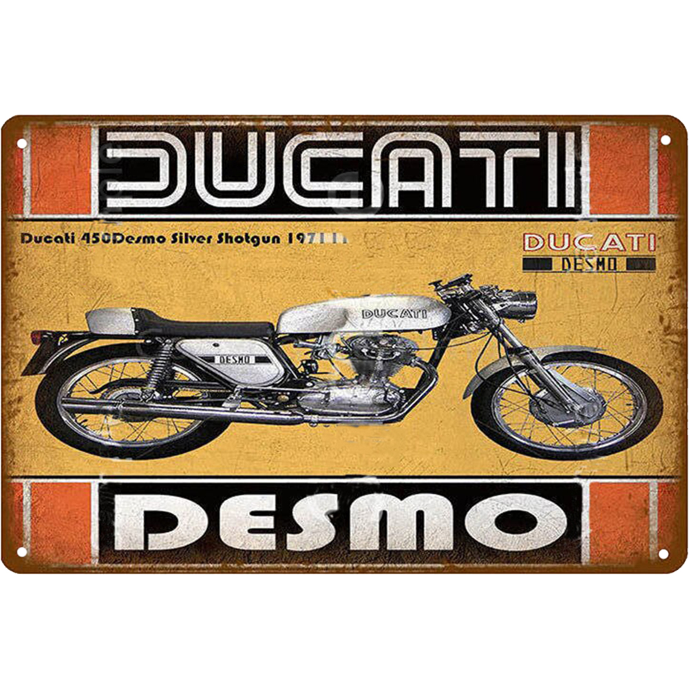 

30*50CM - Round Drill Diamond Painting - Ducati Motorcycle, 501 Original