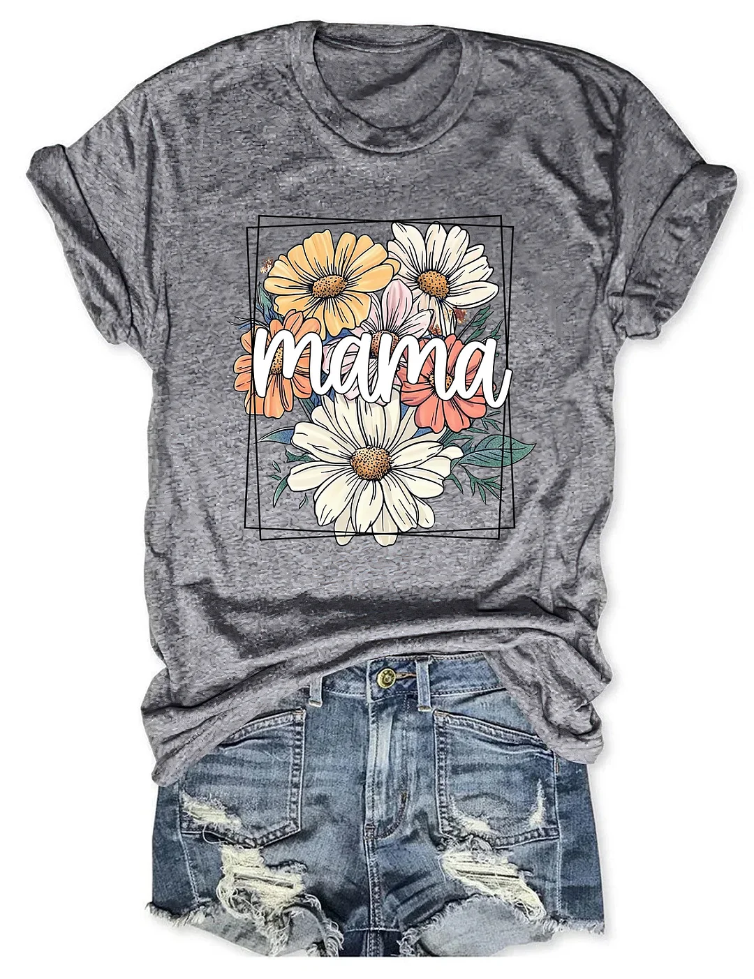  Floral Mama T-shirt