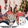10PCS DIY Pearl Diamond Painting Christmas Fridge Magnets, Sparkling Rhinestone Refrigerator Magnet Craft Kit for Home Decor & Gifts