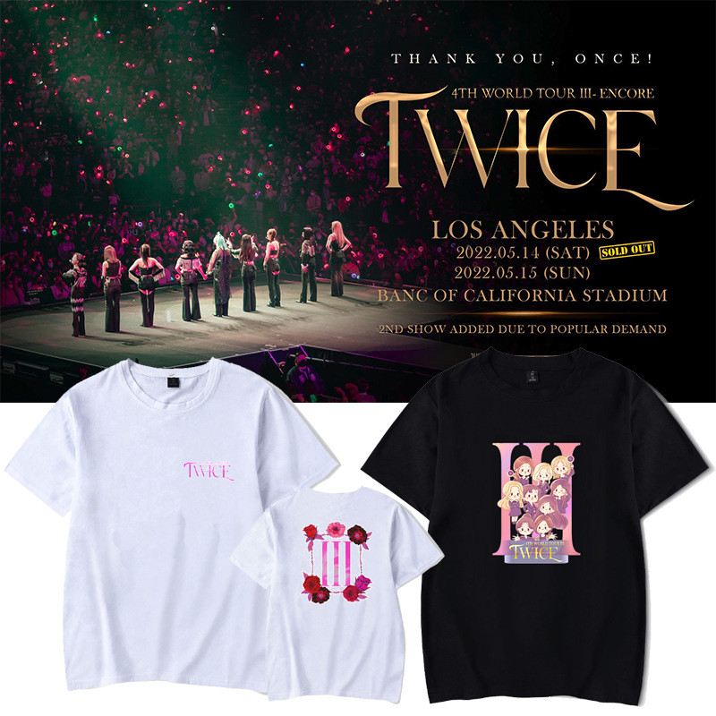 TWICE 4th World Tour Concert T-shirt