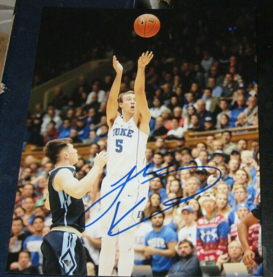 Luke Kennard Duke Blue Devils SIGNED AUTOGRAPHED 8x10 Photo Poster painting Basketball Pistons 1