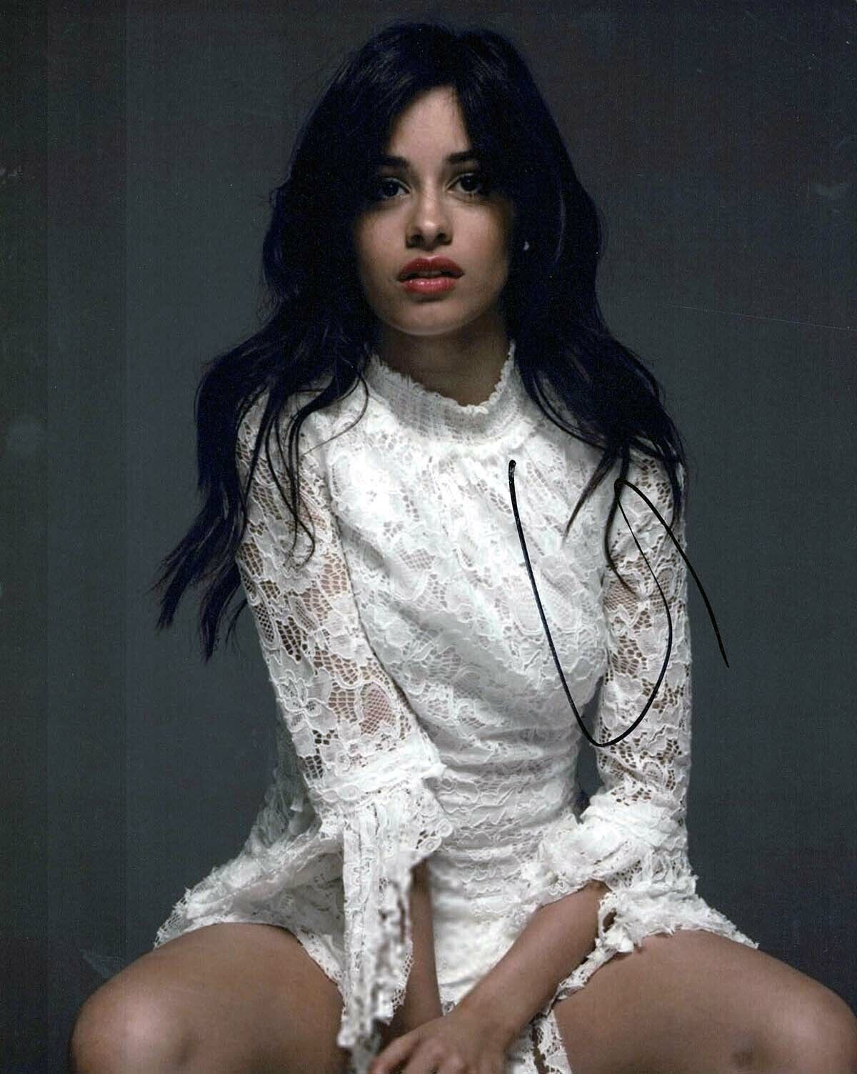 Camila CABELLO SIGNED Sexy RARE Autograph Photo Poster painting AFTAL COA Cuban American Singer