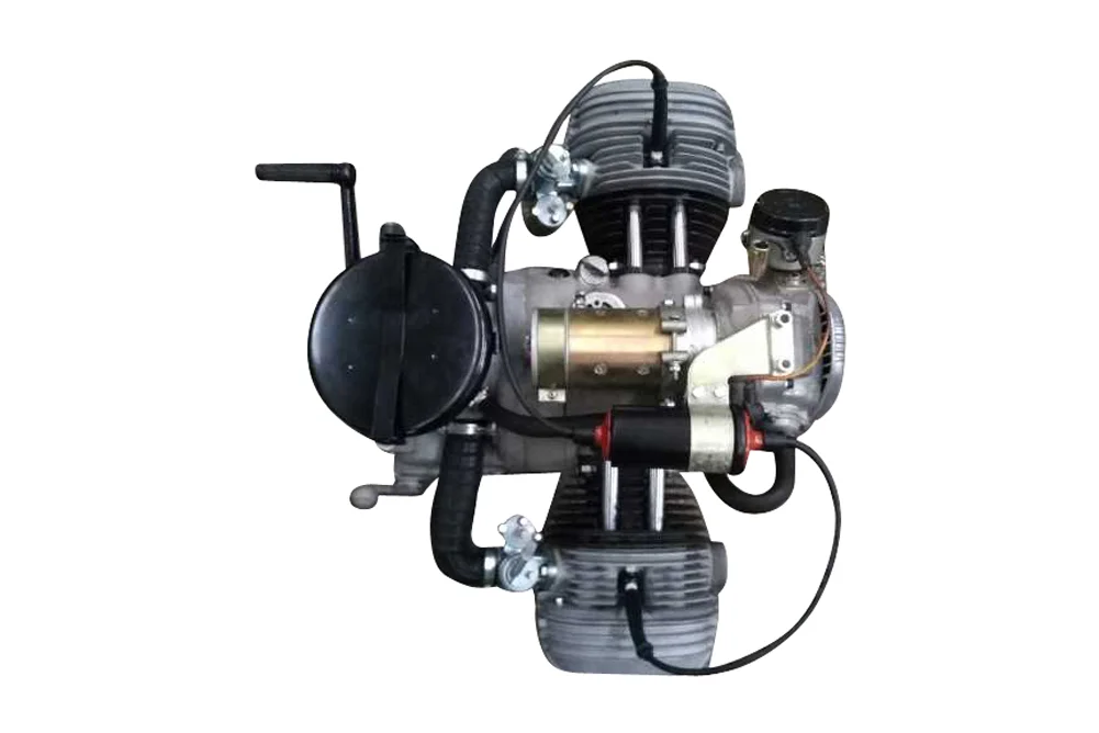 CJ750 Engine with gearbox complete assembly M1M SV Flat Head