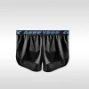 Men's High-End Loose A Luo Pants Ice Silk Breathable Home High-Slit Boxer Shorts