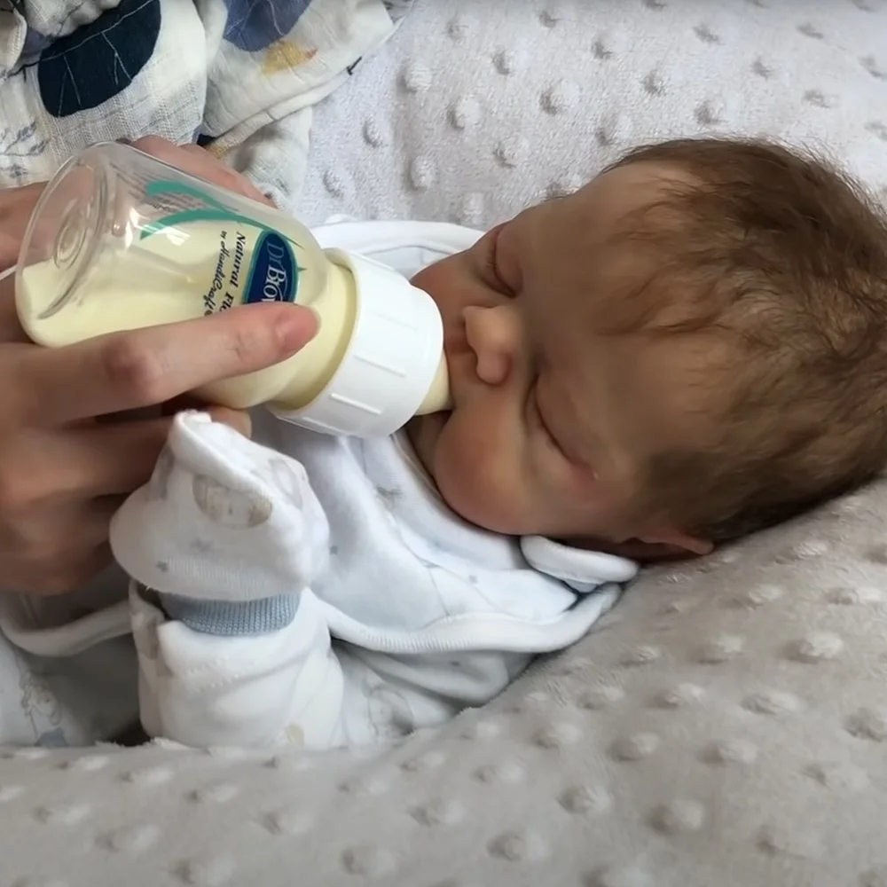 👍𝑻𝑶𝑷 𝑹𝑬𝑪𝑶𝑴𝑴𝑬𝑵𝑫🔥17'' Hivina Realistic Cute Reborn Baby Dollss