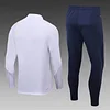2022 France Half-Pull Training Suit White Football Jersey 1:1 Thai Quality