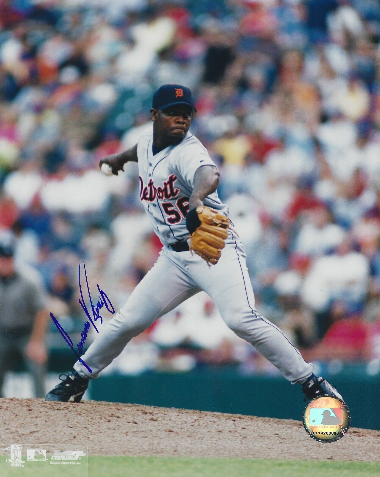 Signed 8x10 FERNANDO RODNEY Detroit Tigers Autographed Photo Poster painting - COA