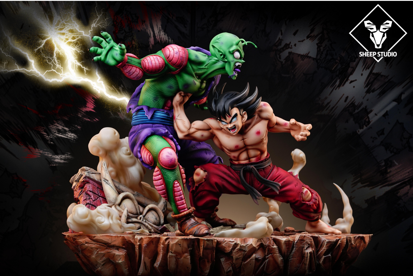 Sheep Studio - Dragon Ball 23rd Tenkaichi Budokai piccolo vs Kakarot 1/6 & 1/4 Statue(GK)-