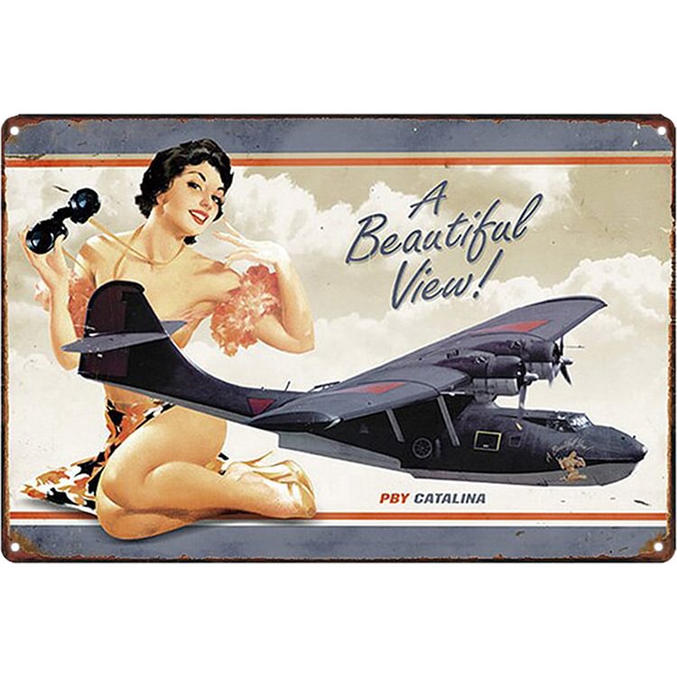 【20*30cm/30*40cm】Pin UP Girl - Vintage Tin Signs/Wooden Signs