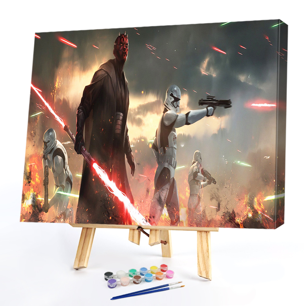 

50*40CM - Paint By Numbers - Star War, 501 Original
