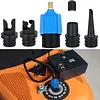 Paddle Board Valve Adapter Inflatable Pump Converter with 4 Nozzles