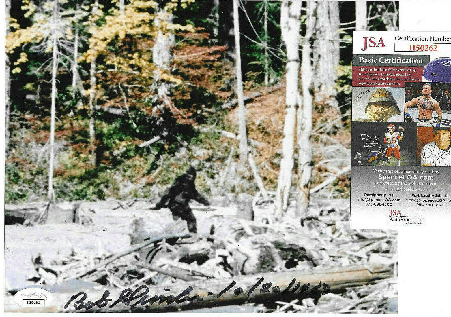 Bob Gimlin Authentic Signed 8x10 Photo Poster painting Auto, Bigfoot Footage, Robert, JSA COA