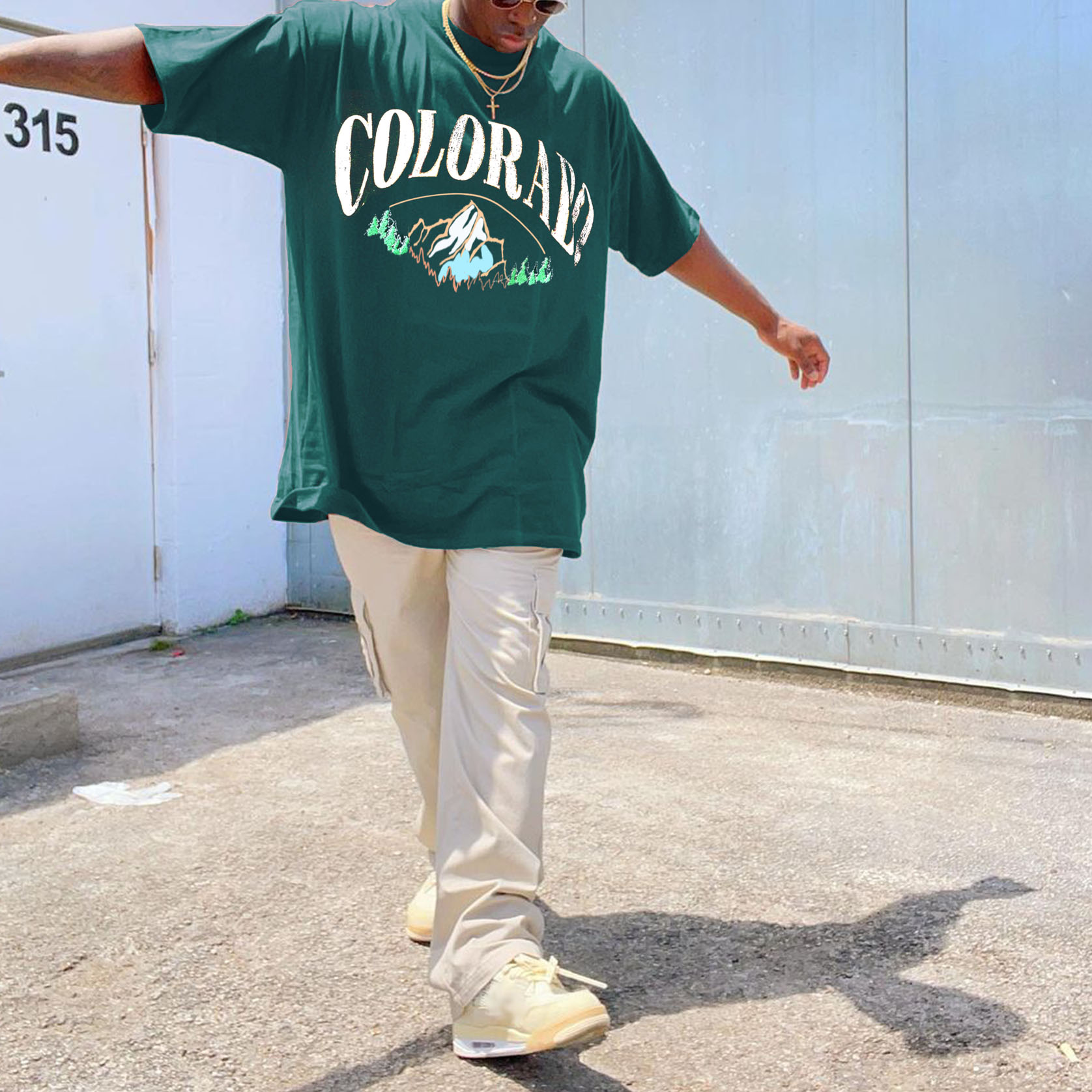 Unisex Vintage Colorado Forest T-shirt