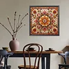 (40*40cm)Flower Mandala - Full Round Drill Diamond Painting