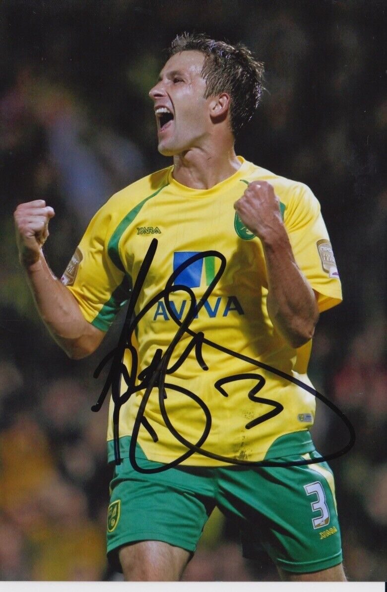 NORWICH CITY HAND SIGNED ADAM DRURY 6X4 Photo Poster painting 1.