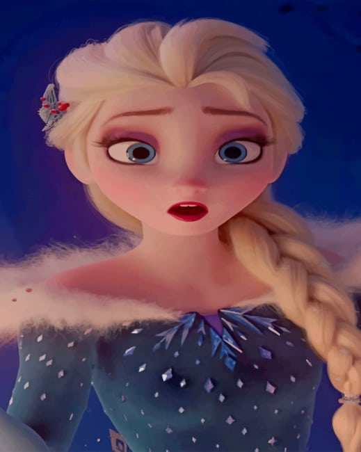 

Elsa Princess – Paint By Numbers - 40*50CM, 501 Original
