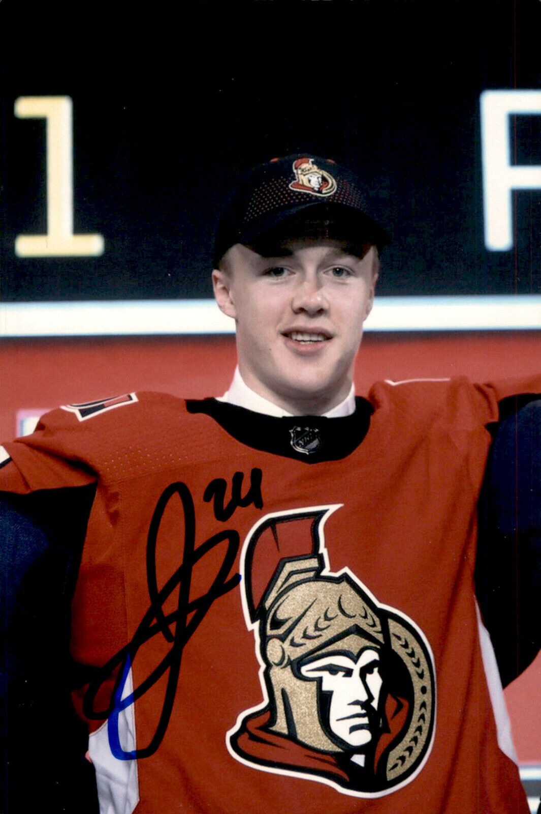 Jacob Bernard-Docker SIGNED autographed 4x6 Photo Poster painting OTTAWA SENATORS #8