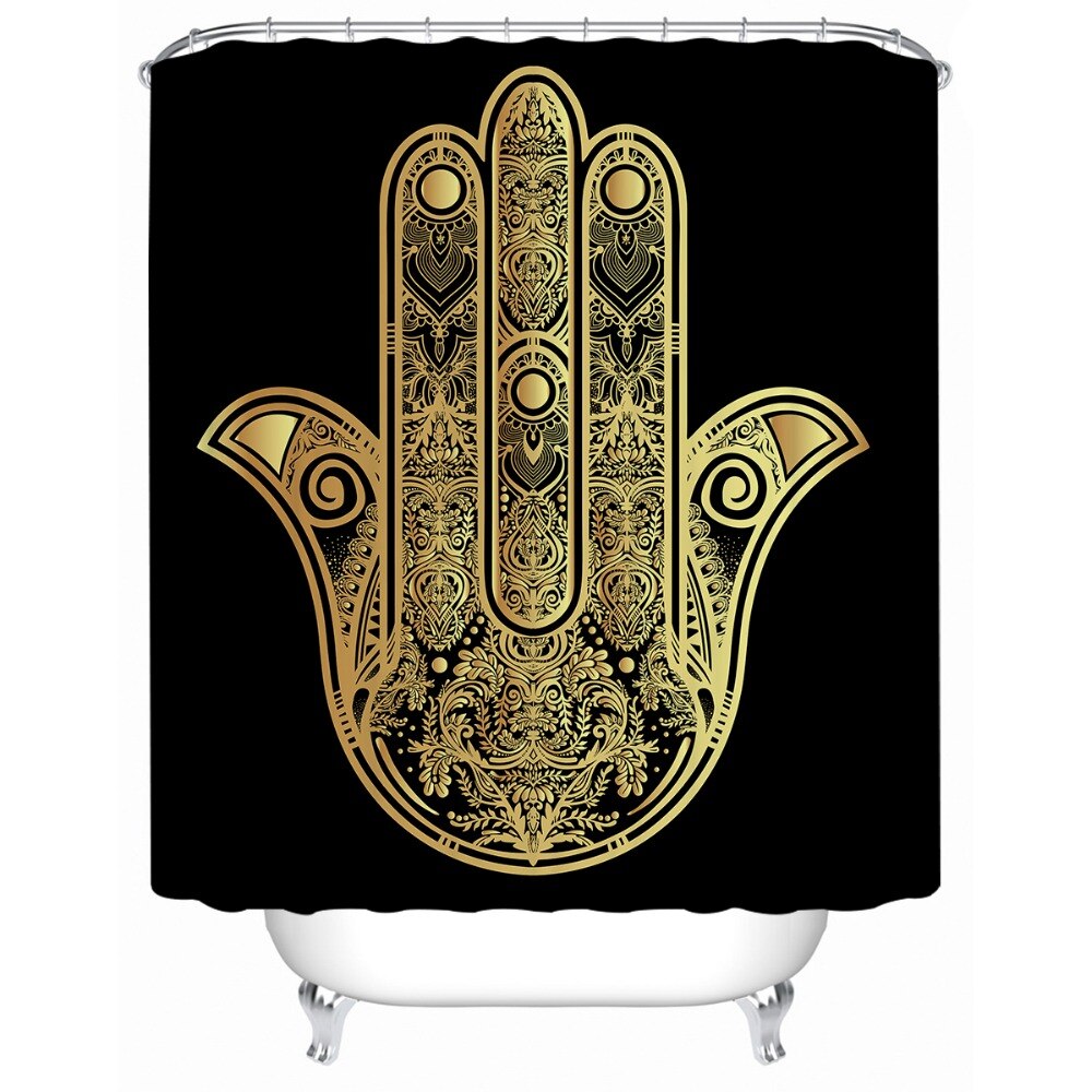 

Hamsa Hand - Print Shower Curtain, 180*200cm, 501 Original