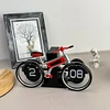 Bicycle Flip Clock, Retro Digital Flip Desk Clock, Retro Design Automatic Flip Clock Home and Office Decor