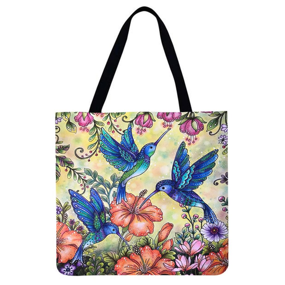 Linen Tote Bag-animal