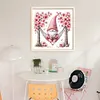 Peach Blossom Gnome-11CT Stamped Cross Stitch 50*50cm/19.69*19.69in tapestrymarket