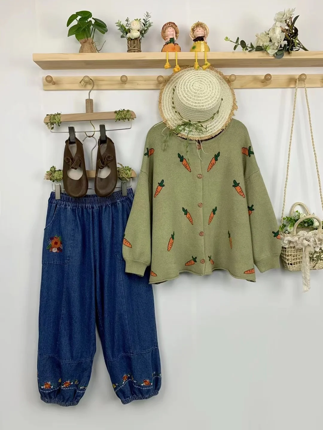 Chicfifth Sweater Women Winter Long Sleeve High Quality Autumn Vintage Top Knitted Cardigan