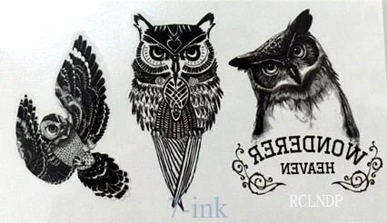 Waterproof Temporary Tattoo Sticker lovely cats cute cat owl tatto sexy flash tatoo fake tattoos for girl women kids