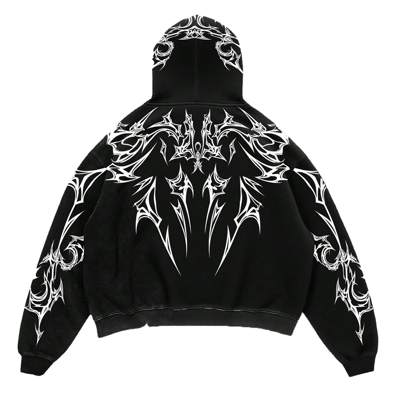 Unique Ornate Design Street Hoodie