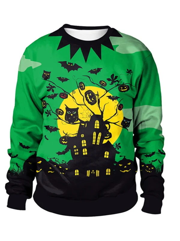 round neck sweater halloween party dress up street costumes Flusfy