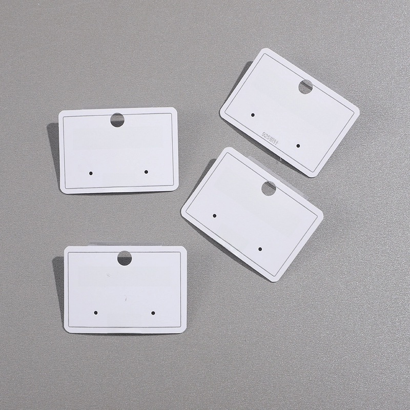 200 Pieces Paper Card Retro Holiday Banquet Selfie Letter Jewelry Packaging Cards