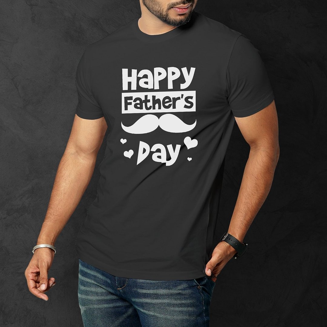 Funny Graphic Dad T-shirts Father's Day Happy Father's Day short sleeve T-shirt