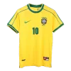 Vintage Soccer Jersey RIVALDO #10 Brazil Home 1998